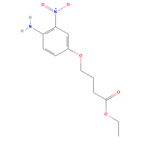 ethyl 4-(4-amino-3-nitrophenoxy)butanoate (CAS: 182630-65-5) - Related Chemical Product