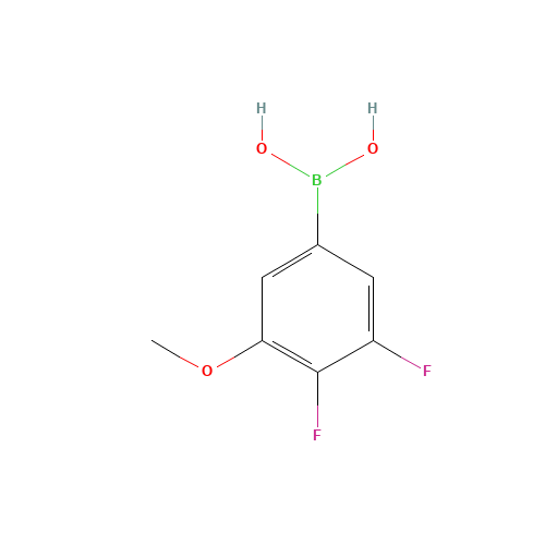 (3,4-difluoro-5-methoxyphenyl)boronic acid (CAS: 925910-42-5) - Related Chemical Product