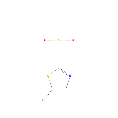 5-bromo-2-(2-methylsulfonylpropan-2-yl)-1,3-thiazole (CAS: 1312537-32-8) - Related Chemical Product
