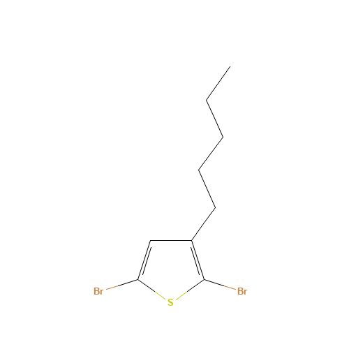 2,5-dibromo-3-pentylthiophene (CAS: 1187577-37-2) - Related Chemical Product