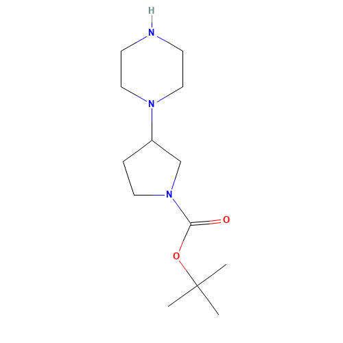 tert-butyl 3-piperazin-1-ylpyrrolidine-1-carboxylate (CAS: 867265-71-2) - Related Chemical Product