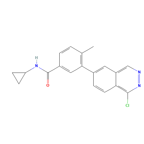 3-(1-chlorophthalazin-6-yl)-N-cyclopropyl-4-methylbenzamide (CAS: 909186-04-5) - Related Chemical Product