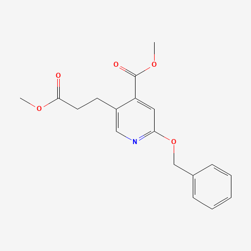 methyl 5-(3-methoxy-3-oxopropyl)-2-phenylmethoxypyridine-4-carboxylate (CAS: 1222090-64-3) - Related Chemical Product