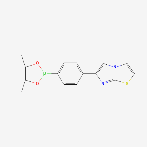 6-[4-(4,4,5,5-tetramethyl-1,3,2-dioxaborolan-2-yl)phenyl]imidazo[2,1-b][1,3]thiazole (CAS: 942589-60-8) - Related Chemical Product
