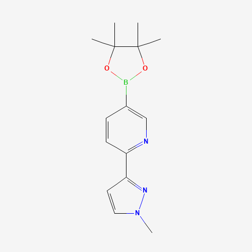 2-(1-methylpyrazol-3-yl)-5-(4,4,5,5-tetramethyl-1,3,2-dioxaborolan-2-yl)pyridine (CAS: 1319258-04-2) - Related Chemical Product