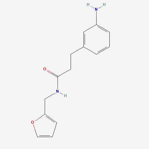 3-(3-aminophenyl)-N-(furan-2-ylmethyl)propanamide (CAS: 273746-91-1) - Related Chemical Product