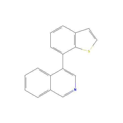 4-(1-benzothiophen-7-yl)isoquinoline (CAS: 1428882-26-1) - Related Chemical Product