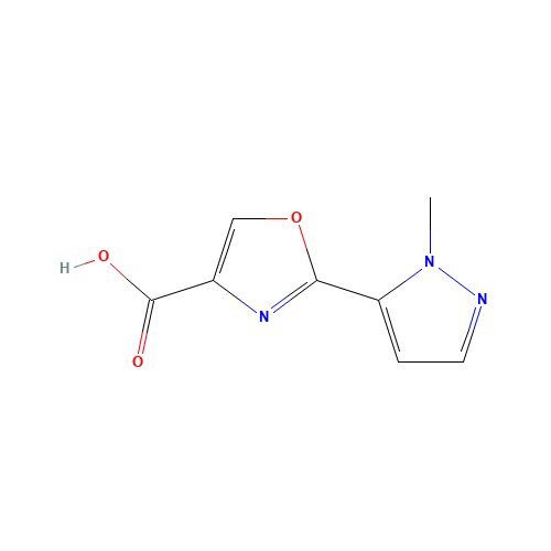 2-(2-methylpyrazol-3-yl)-1,3-oxazole-4-carboxylic acid (CAS: 1202248-05-2) - Related Chemical Product