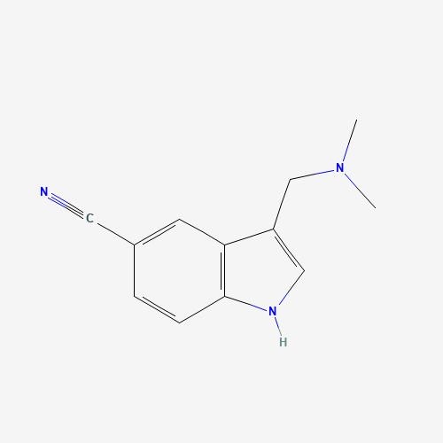 3-[(dimethylamino)methyl]-1H-indole-5-carbonitrile (CAS: 25514-67-4) - Related Chemical Product