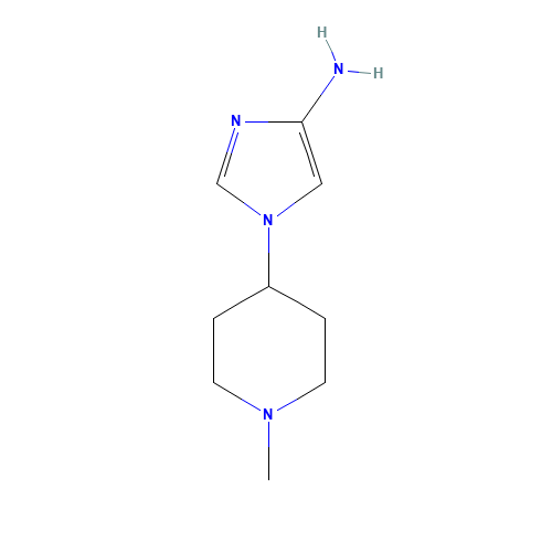 1-(1-methylpiperidin-4-yl)imidazol-4-amine (CAS: 1453213-24-5) - Related Chemical Product
