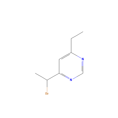 4-(1-bromoethyl)-6-ethylpyrimidine (CAS: 1308870-28-1) - Related Chemical Product