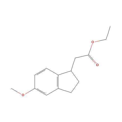 ethyl 2-(5-methoxy-2,3-dihydro-1H-inden-1-yl)acetate (CAS: 162713-88-4) - Related Chemical Product