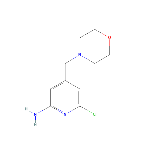 6-chloro-4-(morpholin-4-ylmethyl)pyridin-2-amine (CAS: 1334294-43-7) - Related Chemical Product