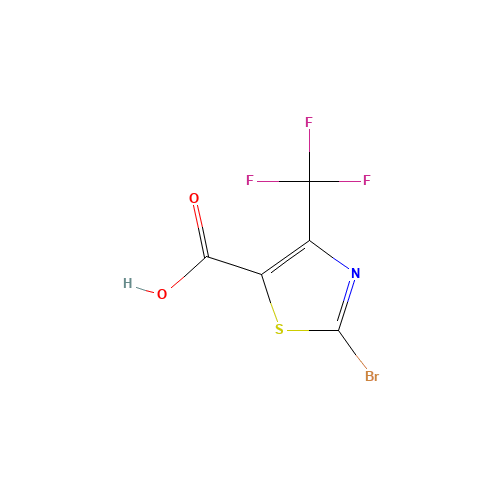 2-bromo-4-(trifluoromethyl)-1,3-thiazole-5-carboxylic acid (CAS: 162651-07-2) - Related Chemical Product