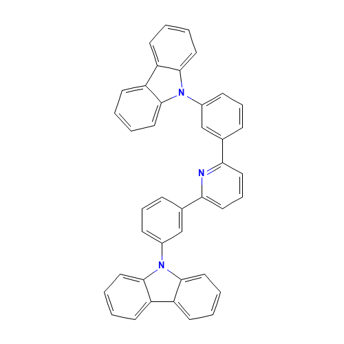 9-[3-[6-(3-carbazol-9-ylphenyl)pyridin-2-yl]phenyl]carbazole (CAS: 1013405-24-7) - Related Chemical Product