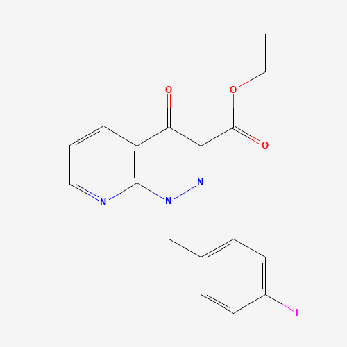 ethyl 1-[(4-iodophenyl)methyl]-4-oxopyrido[2,3-c]pyridazine-3-carboxylate (CAS: 1323189-59-8) - Related Chemical Product