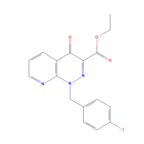 ethyl 1-[(4-iodophenyl)methyl]-4-oxopyrido[2,3-c]pyridazine-3-carboxylate (CAS: 1323189-59-8) - Related Chemical Product