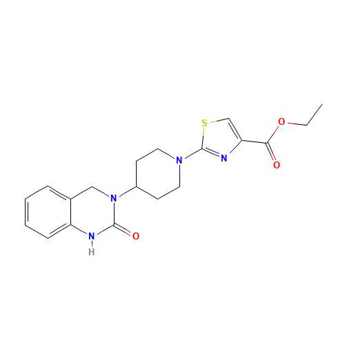 ethyl 2-[4-(2-oxo-1,4-dihydroquinazolin-3-yl)piperidin-1-yl]-1,3-thiazole-4-carboxylate (CAS: 1028320-17-3) - Related Chemical Product