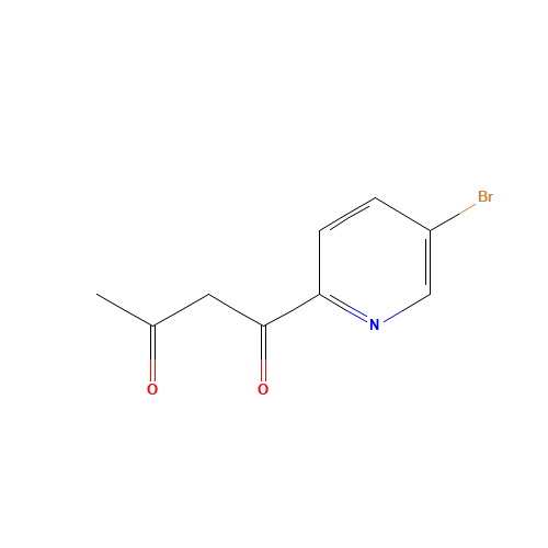 1-(5-bromopyridin-2-yl)butane-1,3-dione (CAS: 1020042-37-8) - Related Chemical Product