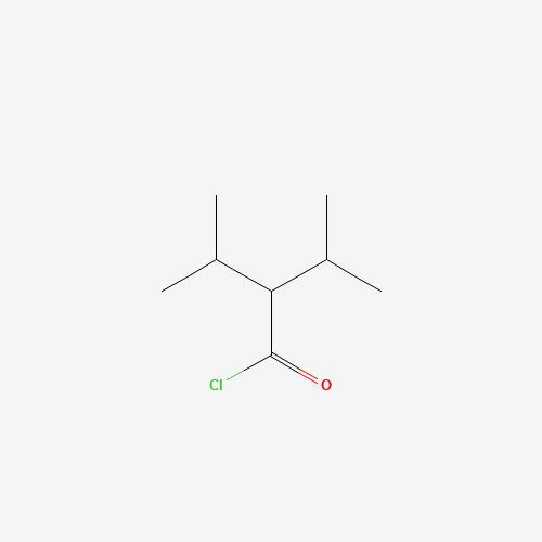 3-methyl-2-propan-2-ylbutanoyl chloride (CAS: 29571-64-0) - Chemical Structure and Molecular Formula 