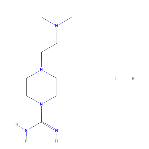 4-[2-(dimethylamino)ethyl]piperazine-1-carboximidamide;hydroiodide (CAS: 849777-24-8) - Related Chemical Product