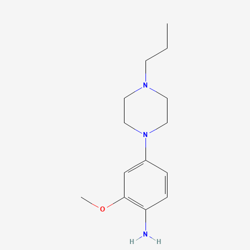 2-methoxy-4-(4-propylpiperazin-1-yl)aniline (CAS: 1089282-25-6) - Related Chemical Product