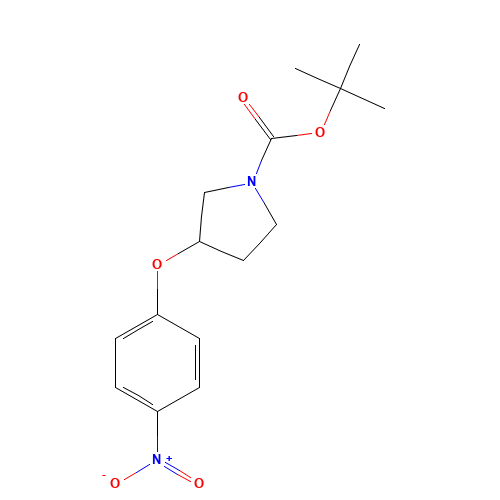 tert-butyl 3-(4-nitrophenoxy)pyrrolidine-1-carboxylate (CAS: 405887-36-7) - Related Chemical Product