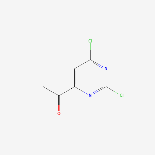 1-(2,6-dichloropyrimidin-4-yl)ethanone (CAS: 1246034-32-1) - Chemical Structure and Molecular Formula 