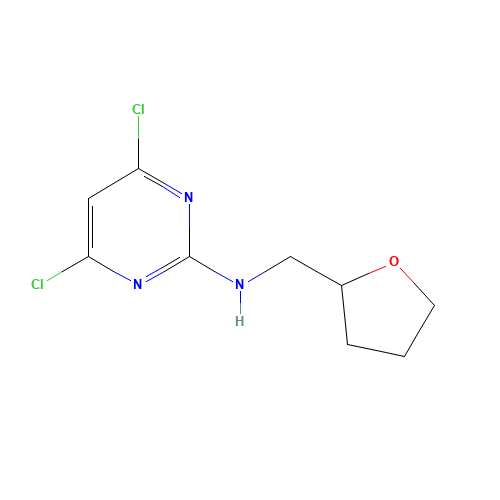 4,6-dichloro-N-(oxolan-2-ylmethyl)pyrimidin-2-amine (CAS: 879609-26-4) - Related Chemical Product