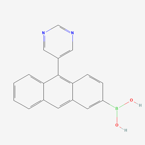 (10-pyrimidin-5-ylanthracen-2-yl)boronic acid (CAS: 1304008-83-0) - Related Chemical Product