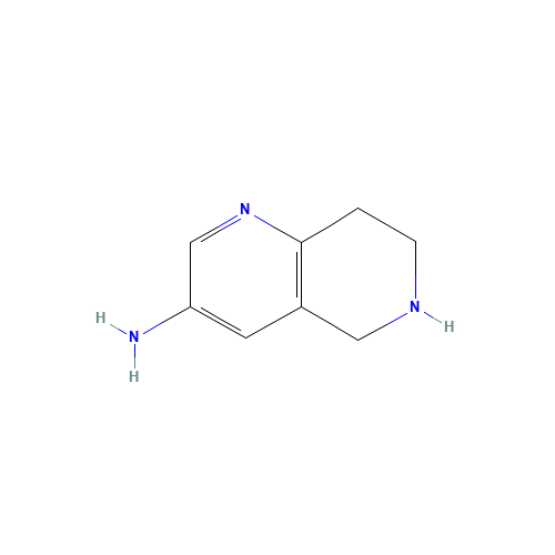 5,6,7,8-tetrahydro-1,6-naphthyridin-3-amine (CAS: 948306-78-3) - Related Chemical Product