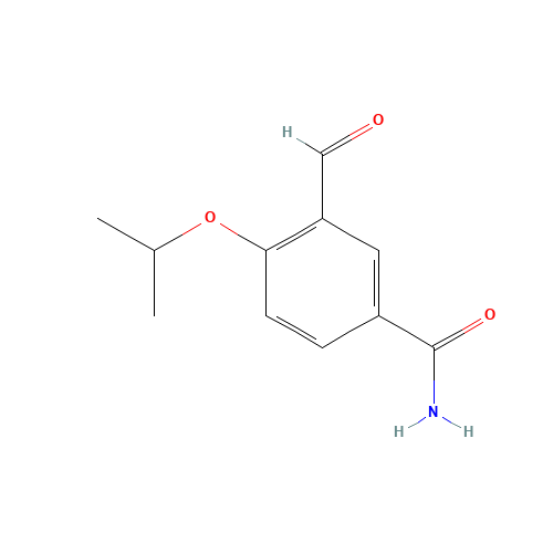 3-formyl-4-propan-2-yloxybenzamide (CAS: 190271-79-5) - Related Chemical Product