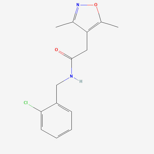 N-[(2-chlorophenyl)methyl]-2-(3,5-dimethyl-1,2-oxazol-4-yl)acetamide (CAS: 959863-28-6) - Related Chemical Product