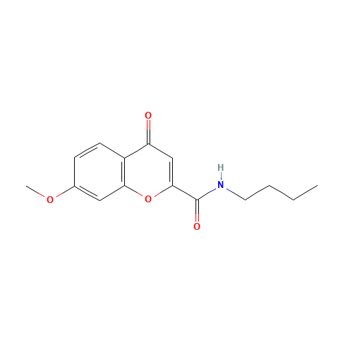 N-butyl-7-methoxy-4-oxochromene-2-carboxamide (CAS: 862993-30-4) - Related Chemical Product