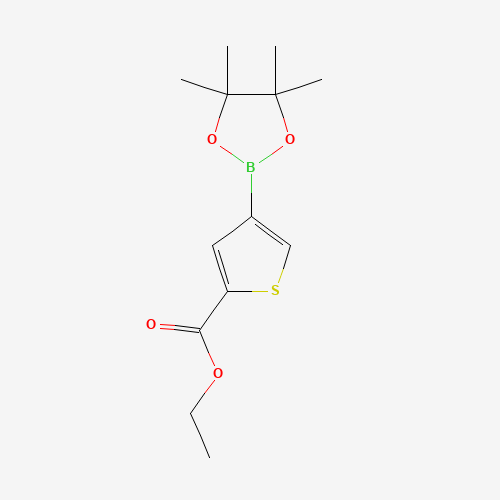 ethyl 4-(4,4,5,5-tetramethyl-1,3,2-dioxaborolan-2-yl)thiophene-2-carboxylate (CAS: 1207557-61-6) - Related Chemical Product