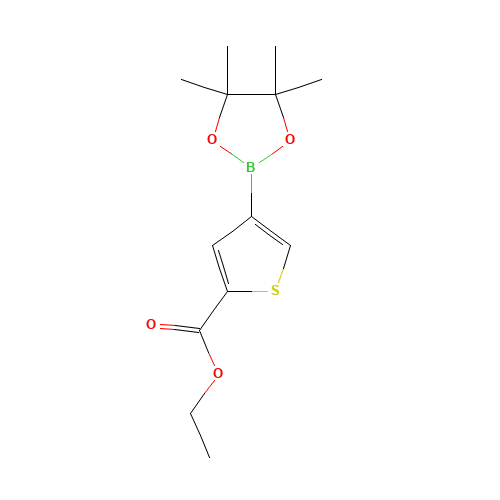 ethyl 4-(4,4,5,5-tetramethyl-1,3,2-dioxaborolan-2-yl)thiophene-2-carboxylate (CAS: 1207557-61-6) - Related Chemical Product