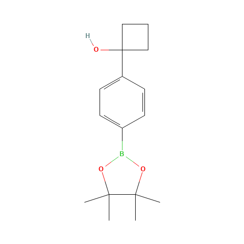 1-[4-(4,4,5,5-tetramethyl-1,3,2-dioxaborolan-2-yl)phenyl]cyclobutan-1-ol (CAS: 1398331-98-0) - Related Chemical Product