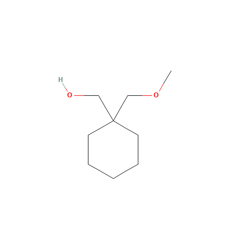 [1-(methoxymethyl)cyclohexyl]methanol (CAS: 956518-76-6) - Chemical Structure and Molecular Formula 