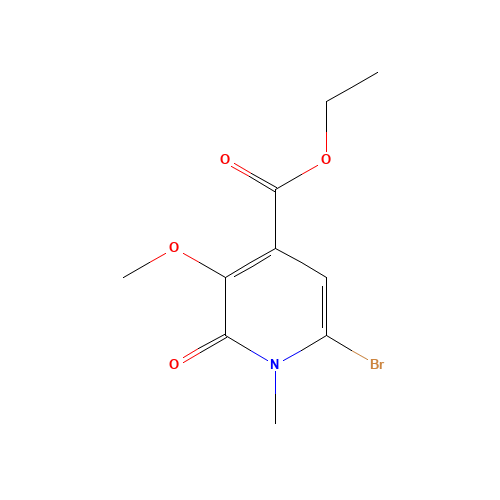 ethyl 6-bromo-3-methoxy-1-methyl-2-oxopyridine-4-carboxylate (CAS: 1429204-40-9) - Related Chemical Product
