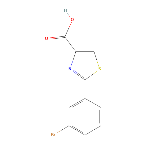 2-(3-bromophenyl)-1,3-thiazole-4-carboxylic acid (CAS: 886369-02-4) - Related Chemical Product
