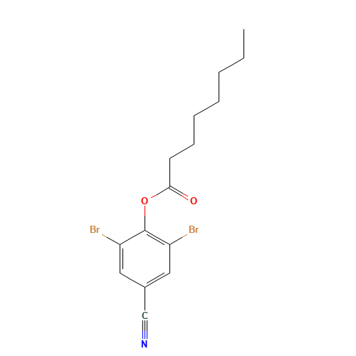 (2,6-dibromo-4-cyanophenyl) octanoate (CAS: 1689-99-2) - Related Chemical Product