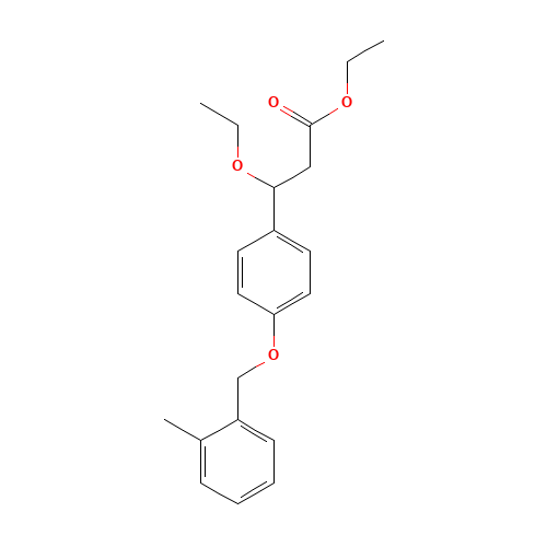 ethyl 3-ethoxy-3-[4-[(2-methylphenyl)methoxy]phenyl]propanoate (CAS: 1202576-94-0) - Related Chemical Product