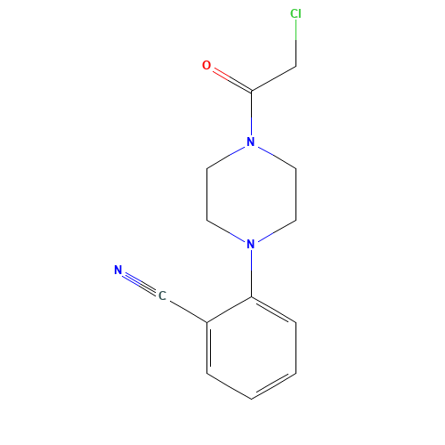 2-[4-(2-chloroacetyl)piperazin-1-yl]benzonitrile (CAS: 177488-98-1) - Related Chemical Product