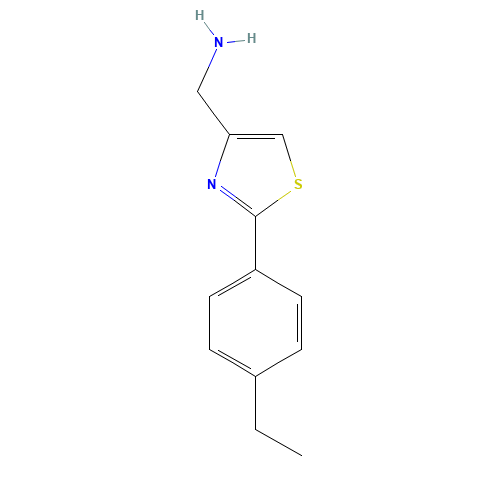 [2-(4-ethylphenyl)-1,3-thiazol-4-yl]methanamine (CAS: 885280-80-8) - Related Chemical Product