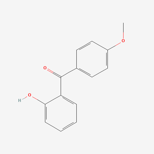 (2-hydroxyphenyl)-(4-methoxyphenyl)methanone (CAS: 18733-07-8) - Chemical Structure and Molecular Formula 