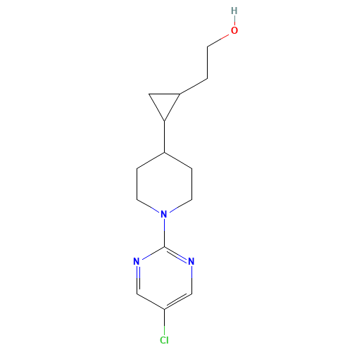 2-[2-[1-(5-chloropyrimidin-2-yl)piperidin-4-yl]cyclopropyl]ethanol (CAS: 1266336-57-5) - Related Chemical Product