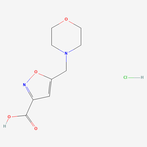 5-(morpholin-4-ylmethyl)-1,2-oxazole-3-carboxylic acid;hydrochloride (CAS: 944450-97-9) - Related Chemical Product