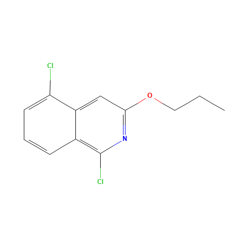 1,5-dichloro-3-propoxyisoquinoline (CAS: 1408291-32-6) - Chemical Structure and Molecular Formula 