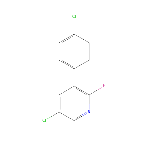 5-chloro-3-(4-chlorophenyl)-2-fluoropyridine (CAS: 1364677-73-5) - Related Chemical Product