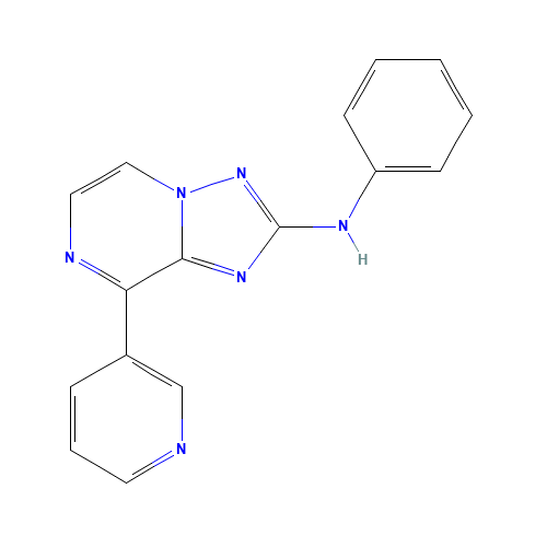 N-phenyl-8-pyridin-3-yl-[1,2,4]triazolo[1,5-a]pyrazin-2-amine (CAS: 1360608-79-2) - Related Chemical Product